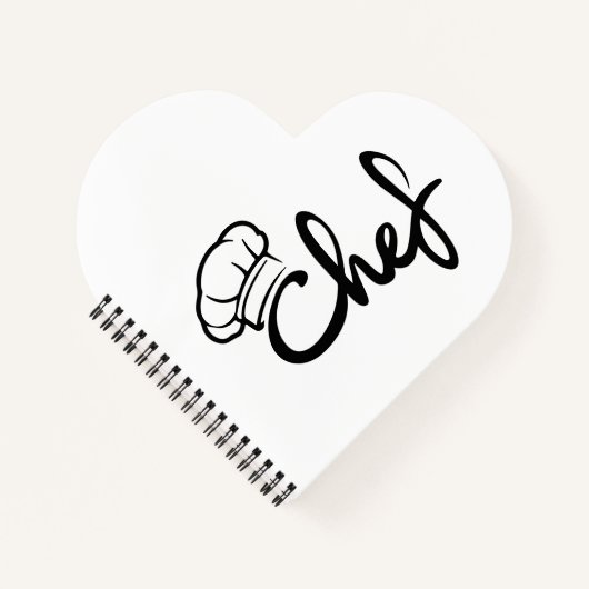 Ontwerp van de elegantie apron voor chefs notitieboek (Voorkant)