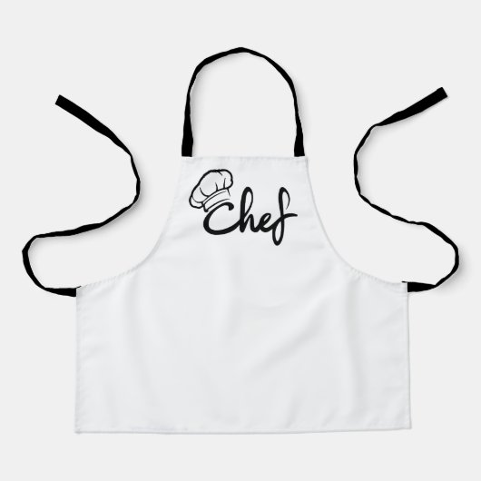 Ontwerp van de elegantie apron voor chefs schort (Voorkant)