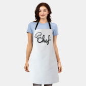 Ontwerp van de elegantie apron voor chefs schort (Gedragen)