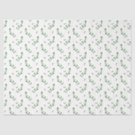 Ontwerp van de Eucalyptusreeks van de waterverf 11 Tissuepapier