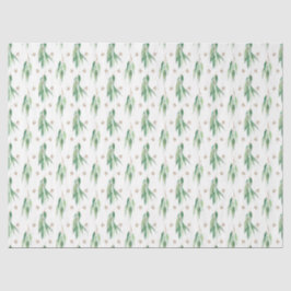 Ontwerp van de Eucalyptusreeks van de waterverf 14 Tissuepapier