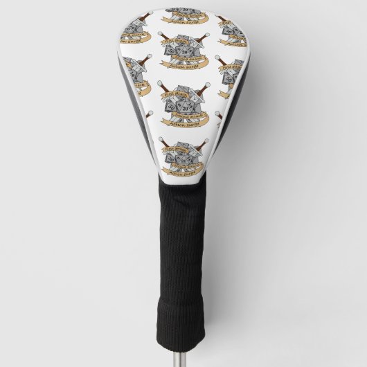 Ontwerp van de Fighter Dice Golfheadcover (Voorkant)