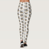 Ontwerp van de Fighter Dice Leggings (Achterkant)