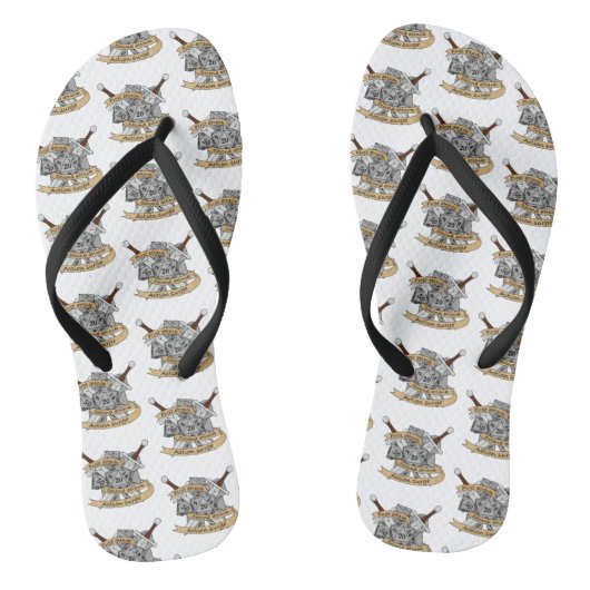 Ontwerp van de Fighter Dice Teenslippers (Voetbed)