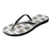 Ontwerp van de Fighter Dice Teenslippers (Schuin)
