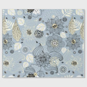 Ontwerp van de Floral herfst Cadeaupapier (Vlak)