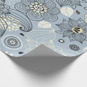 Ontwerp van de Floral herfst Cadeaupapier (Hoek)