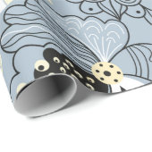 Ontwerp van de Floral herfst Cadeaupapier (Rol Hoek)