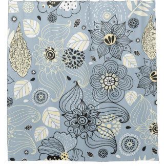 Ontwerp van de Floral herfst Douchegordijn