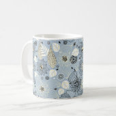 Ontwerp van de Floral herfst Koffiemok (Voorkant links)