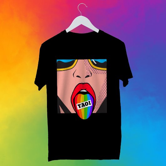 Ontwerp van de Fujoshi fudanshi yaoi-serie T-shirt