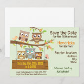 Ontwerp van de gezinshereniging van de klinknagel, kaart (Voorkant / Achterkant)