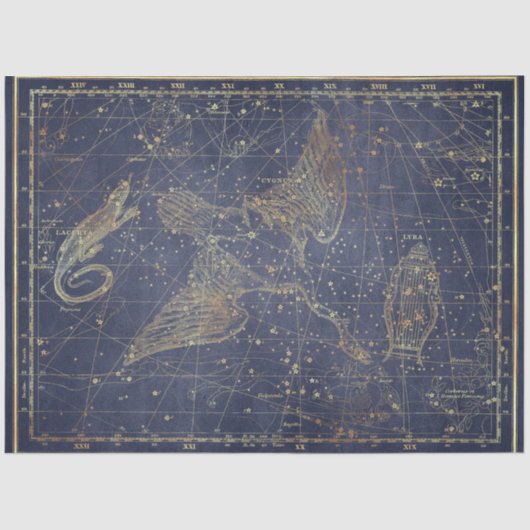 Ontwerp van de Gold Star-kaartreeks 10 Tissuepapier (Voorkant)