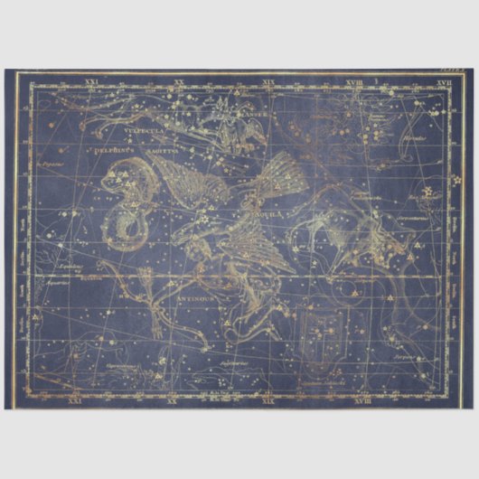 Ontwerp van de Gold Star-kaartreeks 11 Tissuepapier (Voorkant)