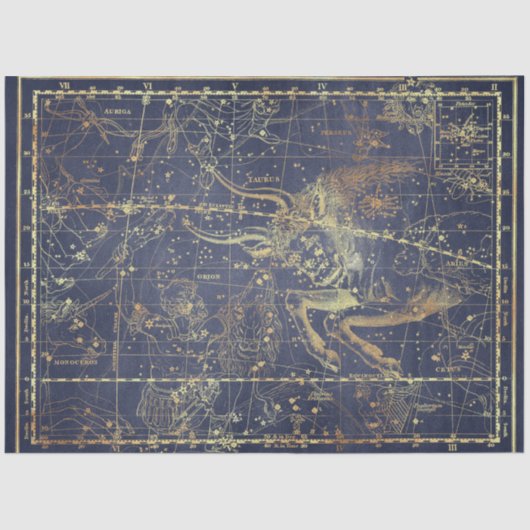 Ontwerp van de Gold Star-kaartreeks 17 Tissuepapier (Voorkant)