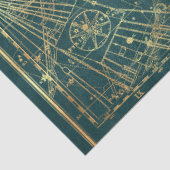 Ontwerp van de Gold Star-kaartreeks 28 Tissuepapier (Detail)