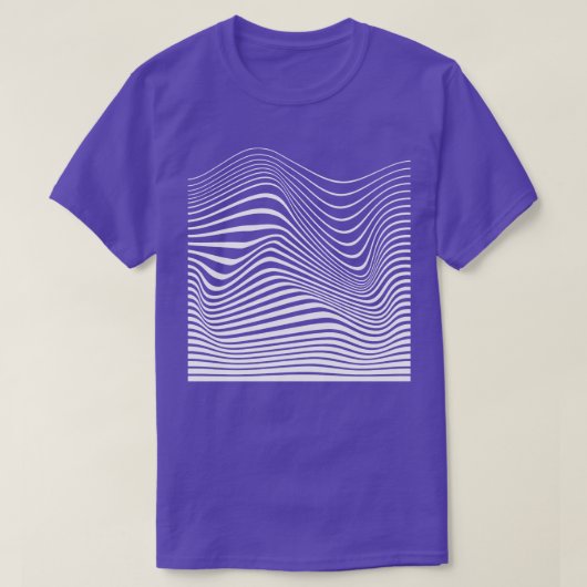 ontwerp van de golflijnen t-shirt (Design voorkant)