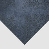 Ontwerp van de Gothic Blue Damask-reeks 5 Tissuepapier (Detail)