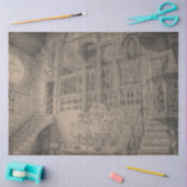 Ontwerp van de Gothic Castle-reeks 3 Tissuepapier (Craft)