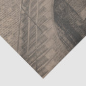 Ontwerp van de Gothic Castle-reeks 3 Tissuepapier (Detail)