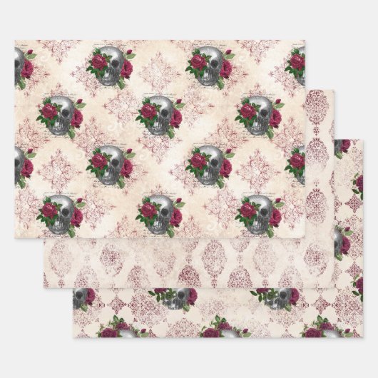 Ontwerp van de Gothic Councability Series 16 Inpakpapier Vel (Set)