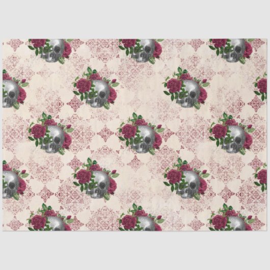 Ontwerp van de Gothic Countenance reeks 12 Tissuepapier (Voorkant)