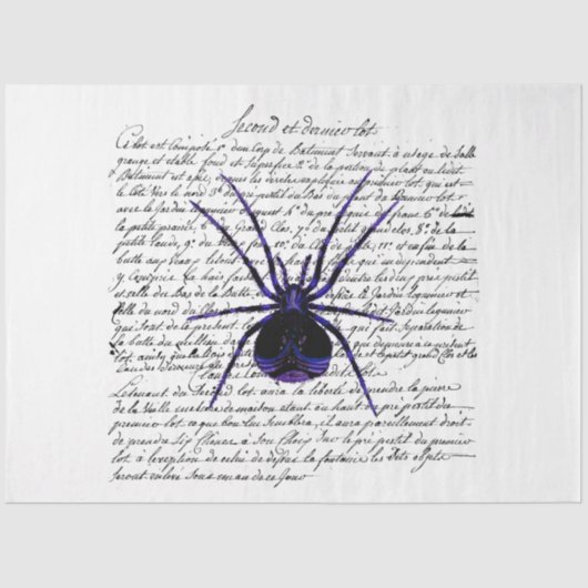 Ontwerp van de gothische debutante reeks 4 tissuepapier (Voorkant)