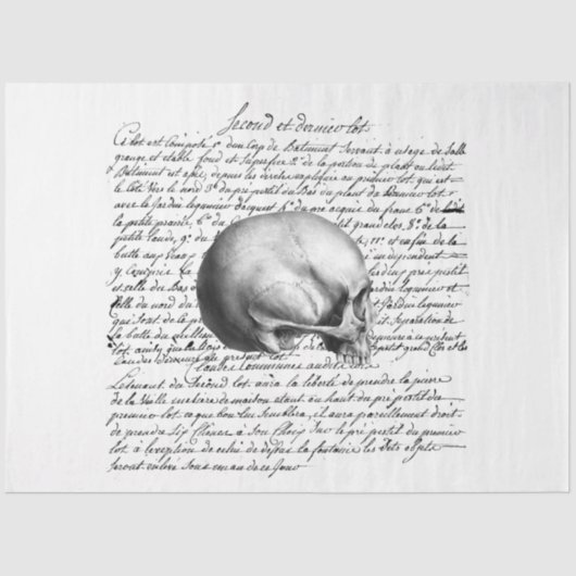 Ontwerp van de gothische debutante reeks 5 tissuepapier (Voorkant)