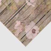 Ontwerp van de grafische houtreeks Shabby Chic Woo Tissuepapier (Detail)