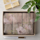 Ontwerp van de grafische houtreeks Shabby Chic Woo Tissuepapier (Geschenk)