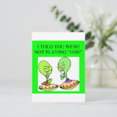 ontwerp van de grappige brugspeler briefkaart (Staand voorkant)