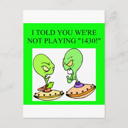 ontwerp van de grappige brugspeler briefkaart (Voorkant)