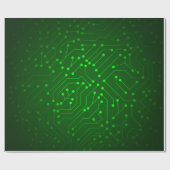 Ontwerp van de Groene Kringloop Cadeaupapier (Vlak)