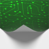 Ontwerp van de Groene Kringloop Cadeaupapier (Hoek)