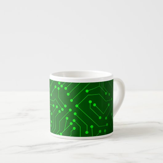 Ontwerp van de Groene Kringloop Espresso Kop (Voorkant rechts)