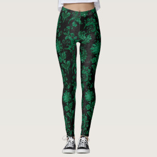 Ontwerp van de Groene Velvet-reeks 9 Leggings