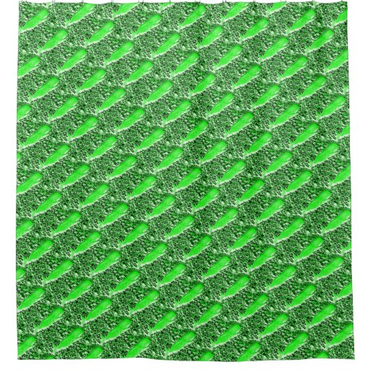ontwerp van de groene walvispeul douchegordijn (Voorkant)