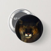 Ontwerp van de grote kat Cougar Mountain Lion Ronde Button 5,7 Cm (Voorkant /achterkant)