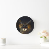 Ontwerp van de grote kat Cougar Mountain Lion Ronde Klok (Huis)