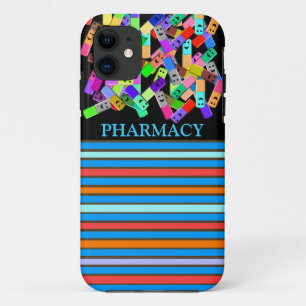 Ontwerp van de "Happy Pills"-apotheek iPhone 11 Hoesje