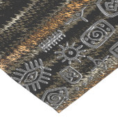 Ontwerp van de hedendaagse Afrikaanse Motif Korte Tafelloper (Hoek)