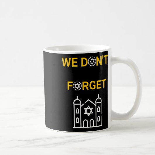 Ontwerp van de Holocaust Memorial Day Koffiemok (Rechts)