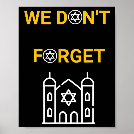 Ontwerp van de Holocaust Memorial Day Poster (Voorkant)
