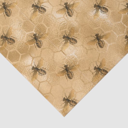 Ontwerp van de honingbijenreeks 13 Weefselpapier Tissuepapier (Detail)