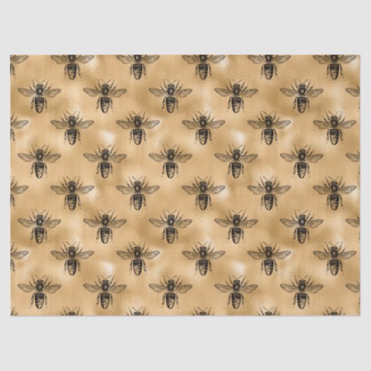 Ontwerp van de honingbijenreeks 14 Weefselpapier Tissuepapier (Voorkant)