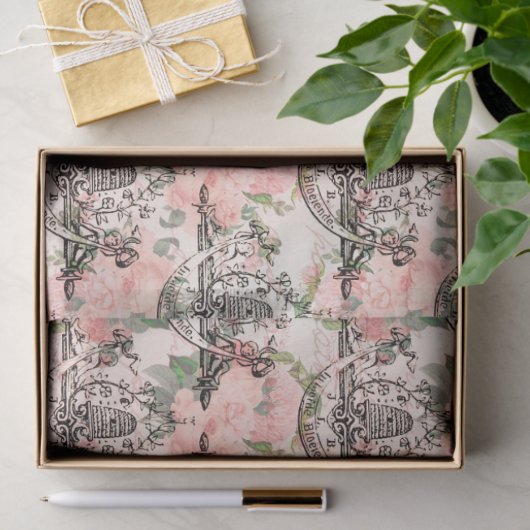 Ontwerp van de  honingbijenreeks 14 Weefselpapier Tissuepapier (Geschenk)