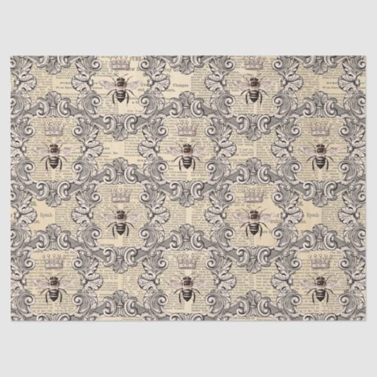 Ontwerp van de  honingbijenreeks 17-tissuepapier tissuepapier (Voorkant)