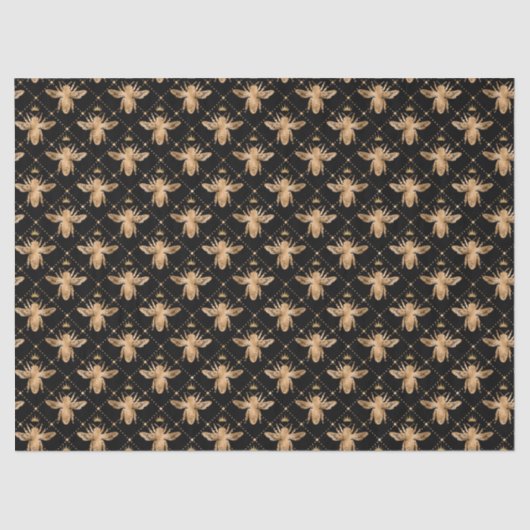 Ontwerp van de honingbijenreeks 17 Weefselpapier Tissuepapier (Voorkant)