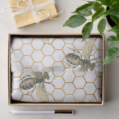 Ontwerp van de honingbijenreeks 7 tissuepapier (Geschenk)