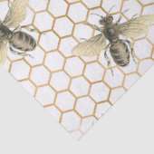 Ontwerp van de honingbijenreeks 7 tissuepapier (Detail)